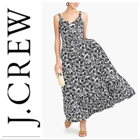 J. Crew Dresses & Skirts - LAST ONE! J. CREW Tiered Cotton / Linen Maxi DRESS